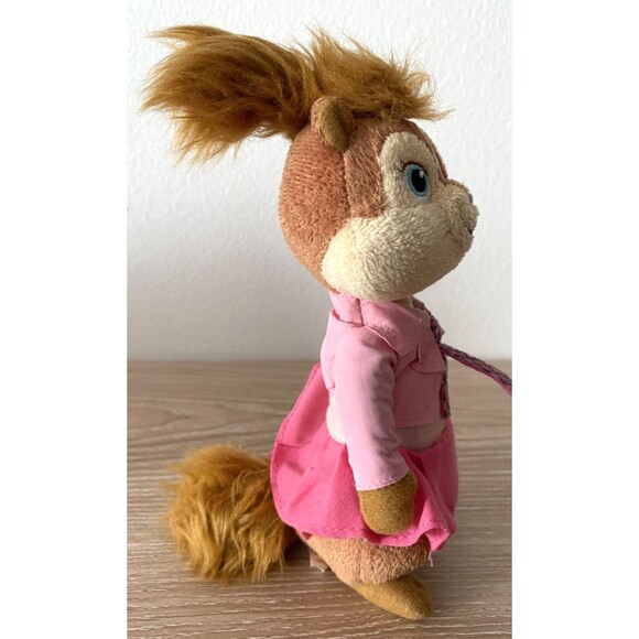 TY Beanie Babies Alvin and the Chipmunks Brittany Plush Stuffed Animal Toy 7" - Picture 2 of 4